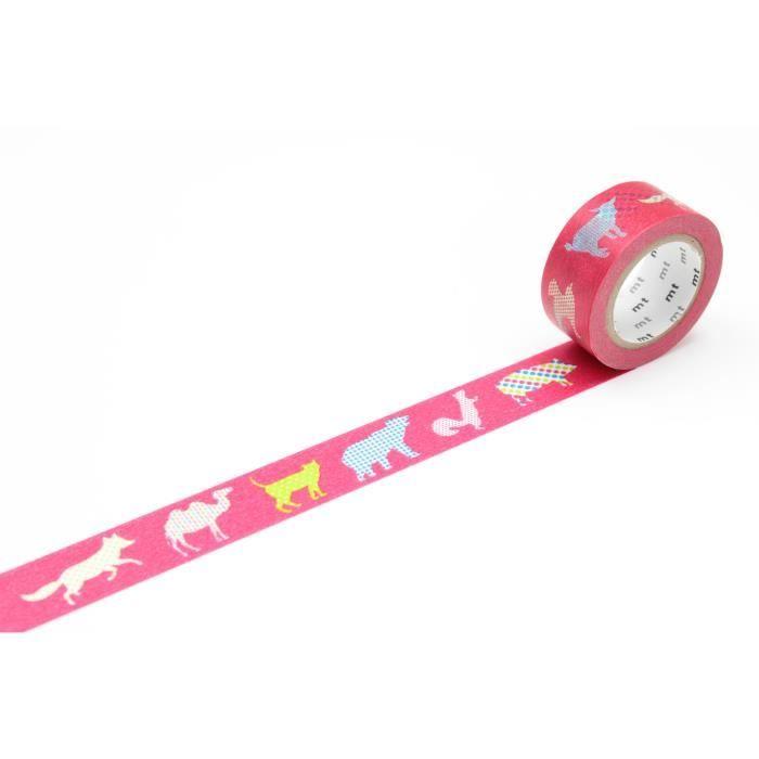 Masking Tape MT EX Punkte Tiere - Masking Tape (MT) Mehrfarbig - Sortiert von Joom DACH