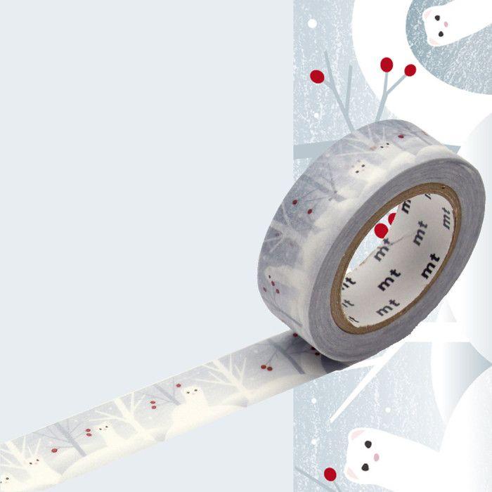 Masking Tape MT EX Hermelin Winter - Hermelin Schnee - Masking Tape (MT) Mehrfarbig - Sortiert von Joom DACH