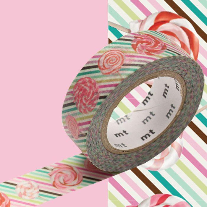Masking Tape MT EX Lutscher - Süßigkeiten - Masking Tape (MT) Mehrfarbig - Sortiert von Joom DACH