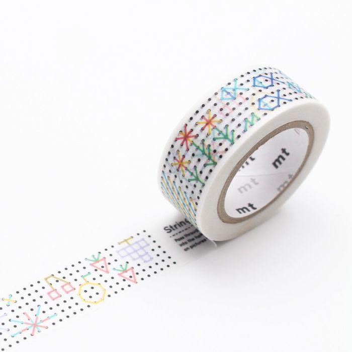 Masking Tape MT KIDS Fadenspiel - String Art - - Masking Tape (MT) Mehrfarbig - Sortiert von Joom DACH