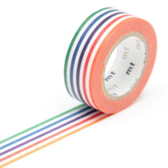 Masking Tape MT KIDS Mehrfarbige Linien - bunte Ränder - Masking Tape (MT) Mehrfarbig - Sortiert von Joom DACH