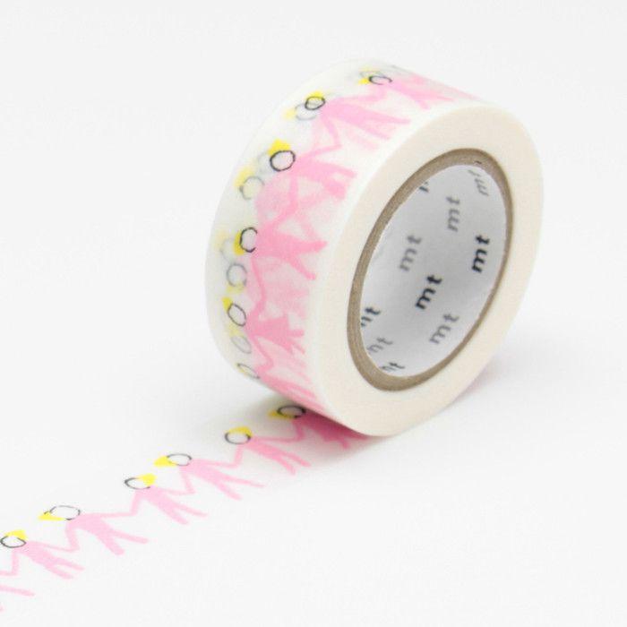 Masking Tape MT MINA farandole Nachbar rosa - Masking Tape (MT) Mehrfarbig - Sortiert von Joom DACH