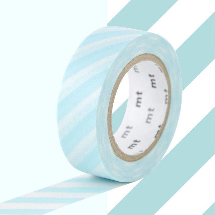 Masking Tape MT Streifen aqua - Streifen mintblau - MASKING TAPE (MT) - Mehrfarbig von Joom DACH