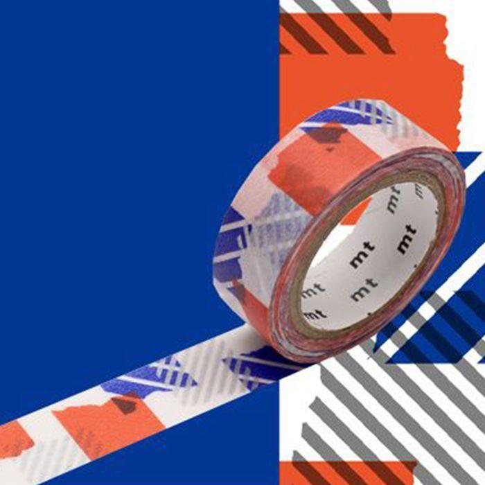 Masking tape orange et bleu - 1,5 cm x 7 m orange von Joom DACH