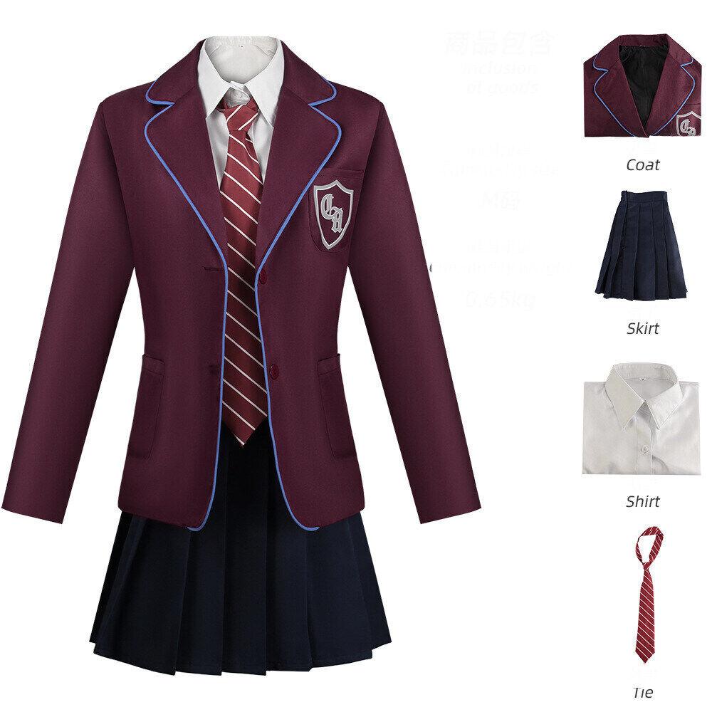 Matilda The Musical Cosplay-Kostüm für Kinder und Mädchen, Matilda-Schuluniform, kompletter Anzug im britischen Stil, JK-Kleidersets, Halloween-Rollenspielkostüme für Frauen M Matilda The Musical Cosplay-Kostüm für Kinder und Mädchen, Matilda-Schuluniform, kompletter Anzug im britischen Stil, JK-Kleidersets, Halloween-Rollenspielkostüme für Frauen M von Joom DACH