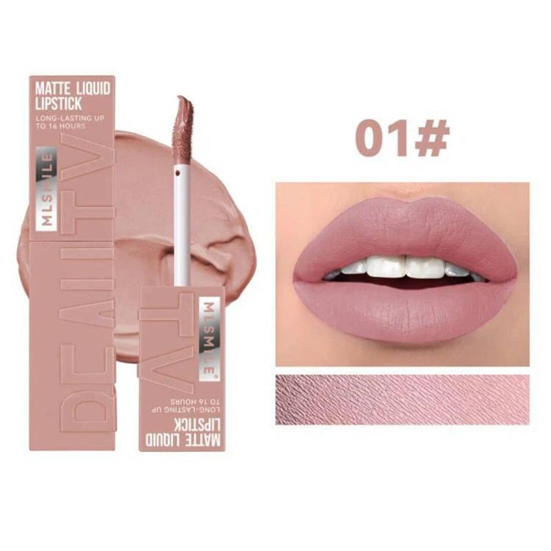 Matte Lip Glaze, nicht verblassender flüssiger Lippenstift, wasserdichter Lipgloss, Damen-Lippen-Make-up, Lip Glaze Cosmetics von Joom DACH