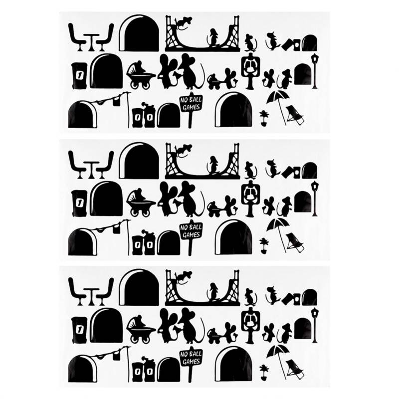 Maus Loch Muster Wand Aufkleber DIY Treppen Aufkleber Wand Aufkleber für Wohnkultur von Joom DACH