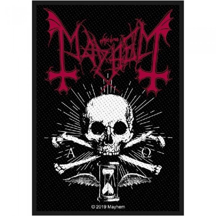 Mayhem Alpha Omega Daemon Gewebter Aufnäher One Size rot/schwarz von Joom DACH
