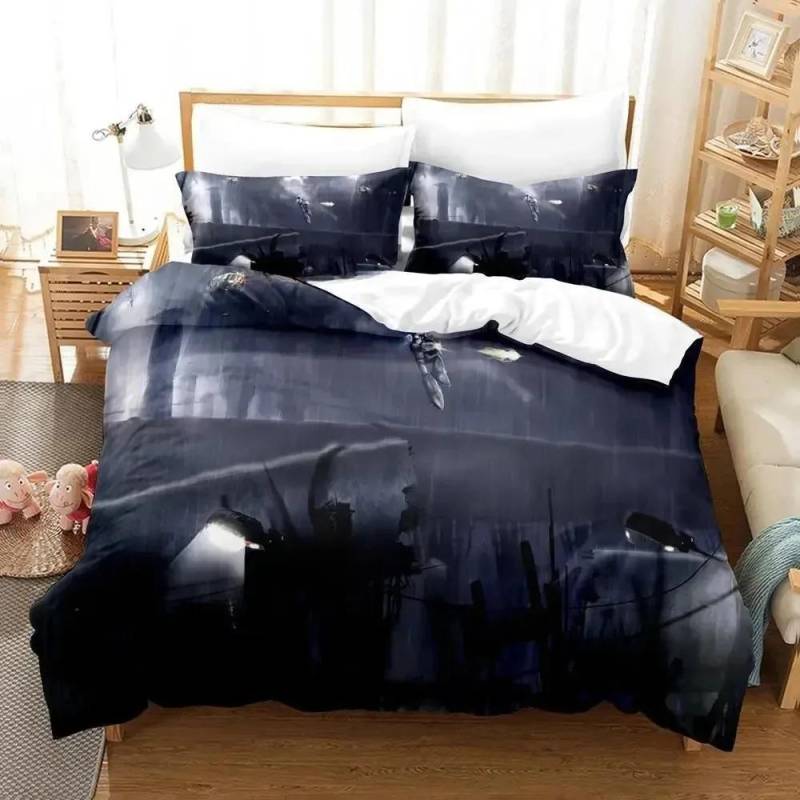 Mega Man X DiVE Bettwäscheset Einzelbett Twin Full Queen King Size Bettset Erwachsene Jungen Schlafzimmer Bettbezugsets 3D Anime Bettlaken-Set 70x133cm 2pcs von Joom DACH