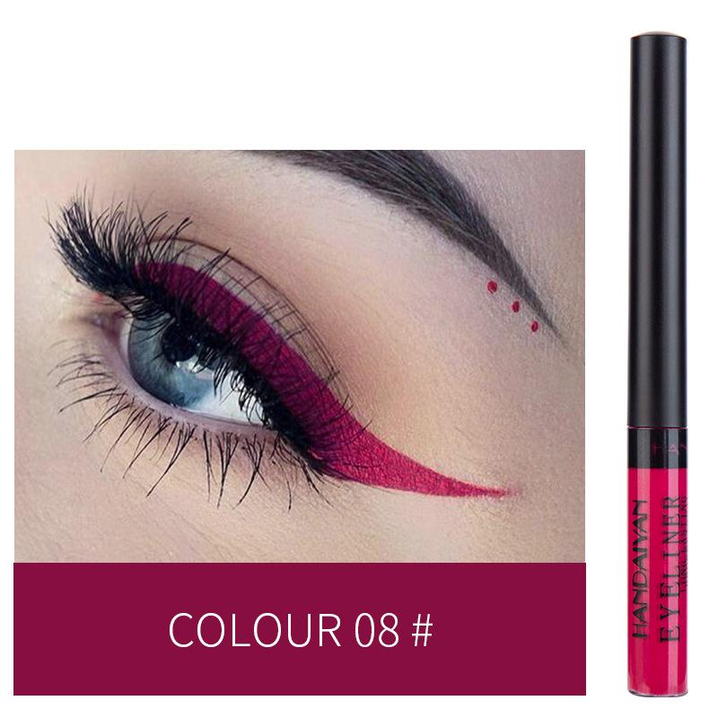 Mehrfarbiger Eyeliner-Markierungsstift, Make-up, wasserfest, flüssiger Eyeliner-Stift, braun, weiß, leuchtende Farben, langlebig 8 Mehrfarbiger Eyeliner-Markierungsstift, Make-up, wasserfest, flüssiger Eyeliner-Stift, braun, weiß, leuchtende Farben, langlebig 8 von Joom DACH