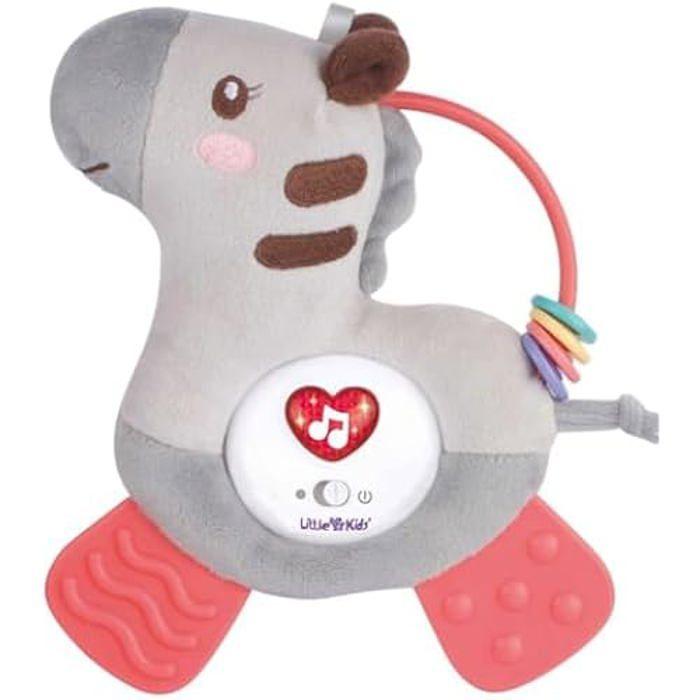 Mehrfarbiges Spielzeug - LLOPIS - Musikalisches Zebra - Leuchtkasten - 24 cm - Für Kinder von Joom DACH