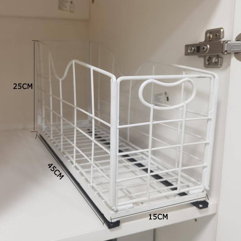 Mehrschichtiger Ausziehbarer Küchenaufbewahrungskorb für Snacks, Gewürze und Gläser von Joom DACH