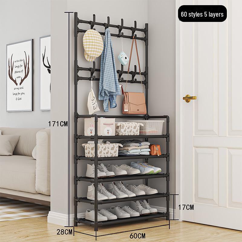 Mehrschichtiger Schuh- und Hutständer-Organizer für Schlafzimmer, Wohnzimmer, Eingangsbereich und Kleiderschrank. 4 layers schwarz Mehrschichtiger Schuh- und Hutständer-Organizer für Schlafzimmer, Wohnzimmer, Eingangsbereich und Kleiderschrank. 4 layers schwarz von Joom DACH