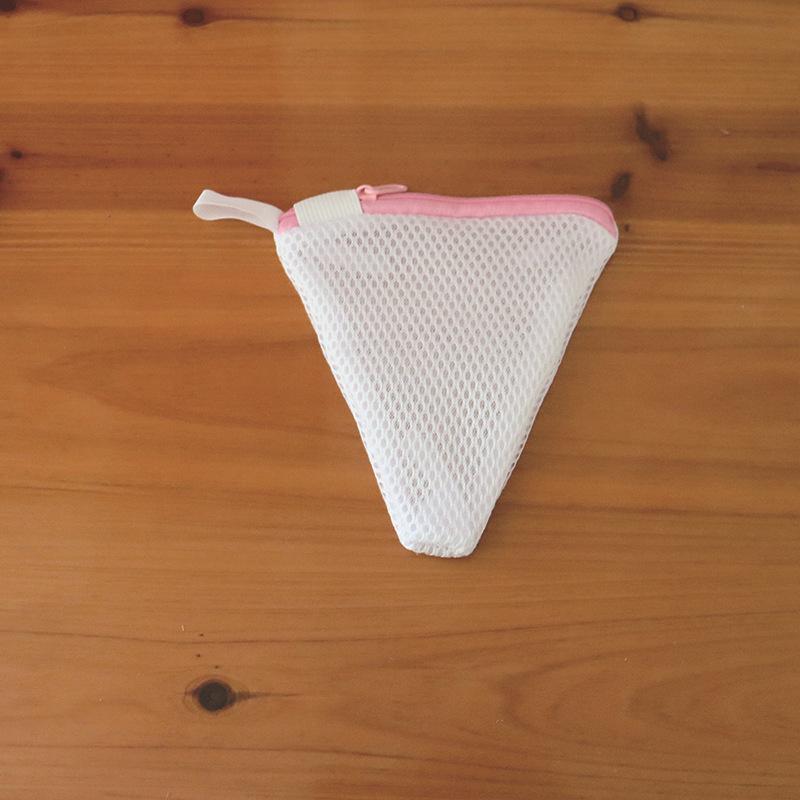 Mehrzweck-Wäschesäcke, Mini-wiederverwendbare Netzbeutel für Duftperlen, Puderquasten - für Waschmaschine, Aufbewahrung zu Hause/Küche, Polyester, Reißverschluss rosa von Joom DACH