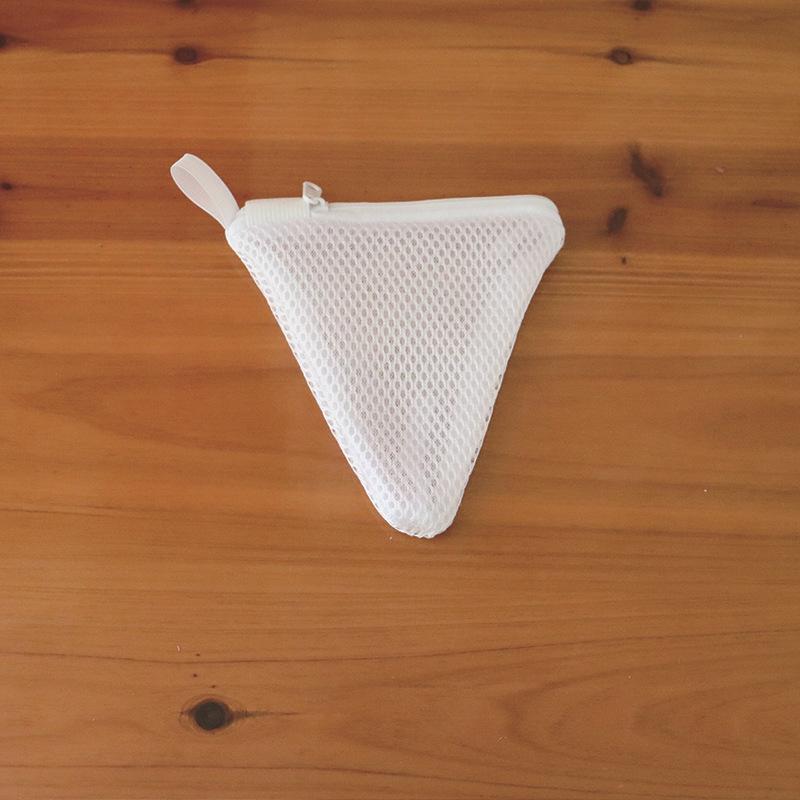 Mehrzweck-Wäschesäcke, Mini-wiederverwendbare Netzbeutel für Duftperlen, Puderquasten - für Waschmaschine, Aufbewahrung zu Hause/Küche, Polyester, Reißverschluss weiß von Joom DACH