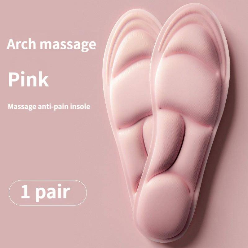 Memory Foam 5D Sport Einlegesohlen für Schuhe Männer Frauen Deodorant Atmungsaktive Kissen Laufende Einlegesohlen Für Fußpflege Orthopädische Einlegesohle 39-40 rosa von Joom DACH