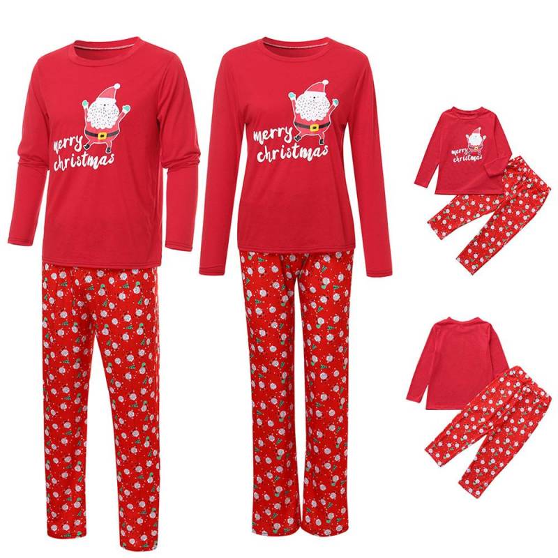 Herren Papa Oberteile Bluse Hose Familie Pyjamas Nachtwäsche Weihnachtsset M rot von Joom DACH