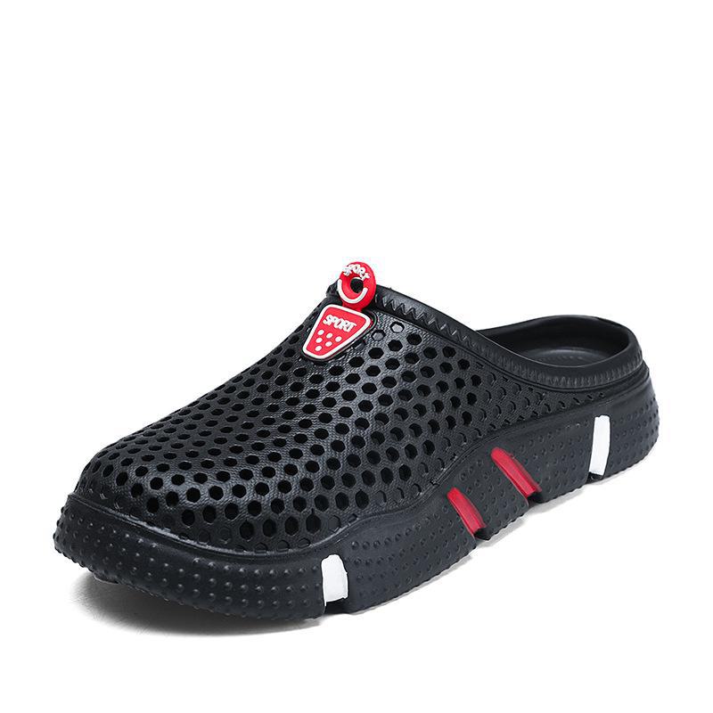 Herren Sommer Outdoor Slipper Zehenbedeckte Strandsandalen 44 schwarz Herren Sommer Outdoor Slipper Zehenbedeckte Strandsandalen 44 schwarz von Joom DACH