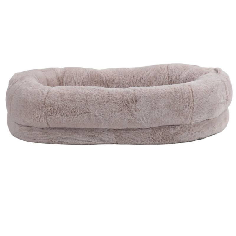 Menschliches Hundebett Bequemes Extra Großes Sitzsackbett mit Abnehmbarem Bezug für Menschen Erwachsene Haustiere 135 X 85 X 30cm von Joom DACH
