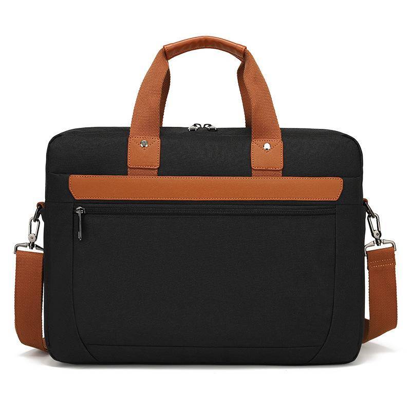Messenger Bag aus Oxford-Gewebe Lässige Umhängetasche für Männer und Frauen Aus Tragen Aktentasche schwarz von Joom DACH