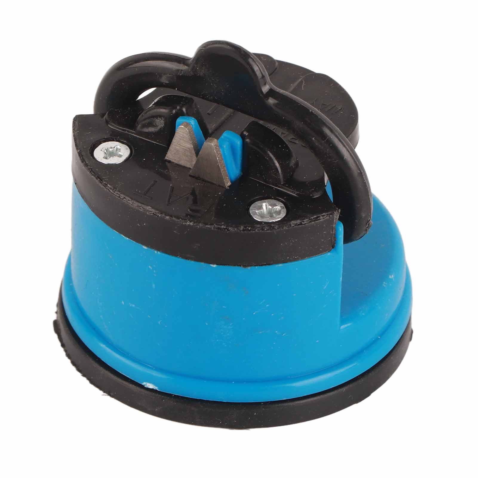 Messerschärfer Manuell Schärfer für Scheren Messerschärfwerkzeug mit Saugfuß für KücheBlau blau von Joom DACH