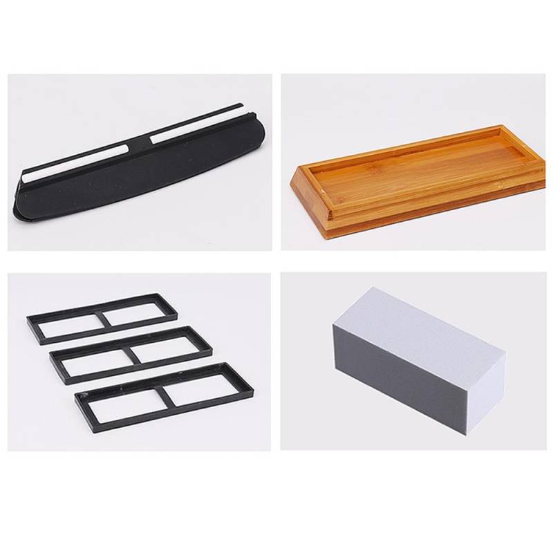 Messerschärfstein-Set 1000/6000 2-seitiger Schleifstein Messerschärfer Nassstein-Schärfset mit Sharpening Stone von Joom DACH