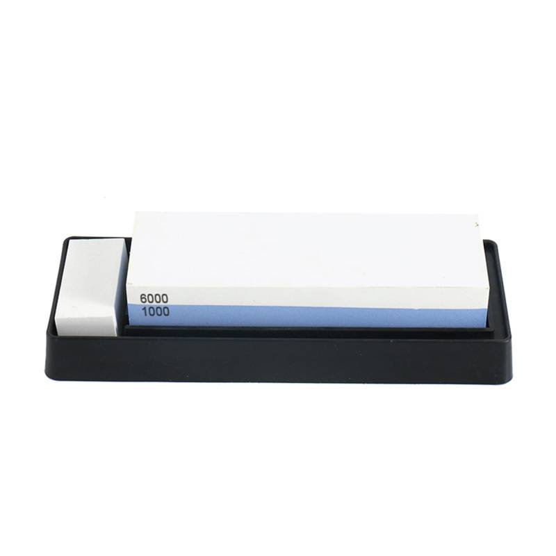 Messerschärfstein-Set 1000/6000 2-seitiger Schleifstein Messerschärfer Nassstein-Schärfset mit Sharpening Stone von Joom DACH