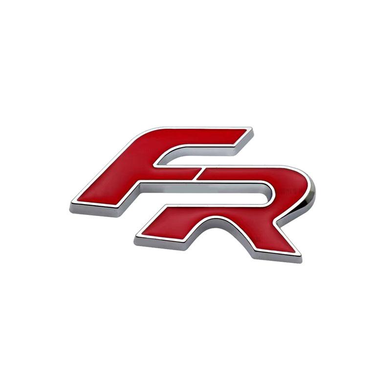 Metall 3D FR Auto Kühlergrill Abzeichen Karosserie Emblem Aufkleber Aufkleber für Leon FR+ Cupra Ibiza Altea Exeo Formula Racing Styling Autozubehör 2# Badge Sticker von Joom DACH