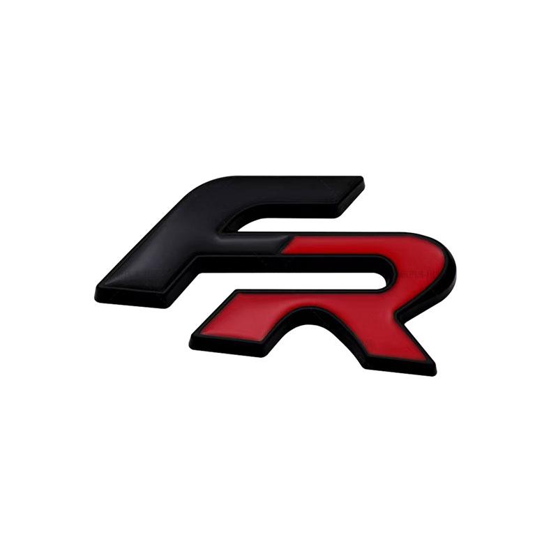 Metall 3D FR Auto Kühlergrill Abzeichen Karosserie Emblem Aufkleber Aufkleber für Leon FR+ Cupra Ibiza Altea Exeo Formula Racing Styling Autozubehör 3# Badge Sticker von Joom DACH