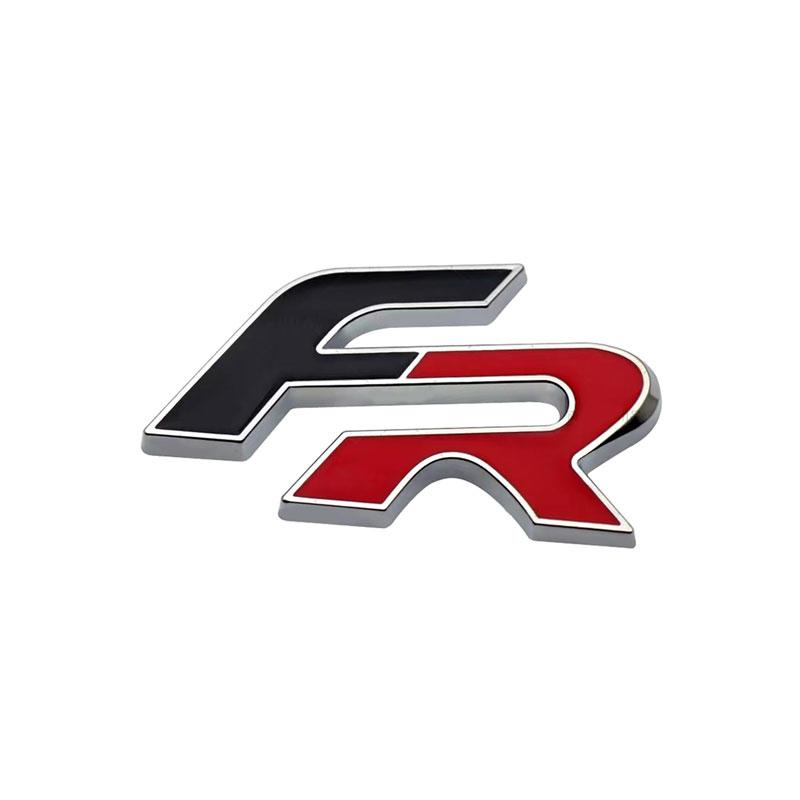 Metall 3D FR Auto Kühlergrill Abzeichen Karosserie Emblem Aufkleber Aufkleber für Leon FR+ Cupra Ibiza Altea Exeo Formula Racing Styling Autozubehör 5# Badge Sticker von Joom DACH
