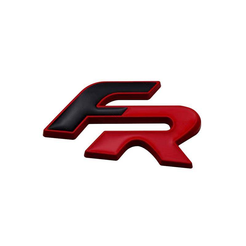 Metall 3D FR Auto Kühlergrill Abzeichen Karosserie Emblem Aufkleber Aufkleber für Leon FR+ Cupra Ibiza Altea Exeo Formula Racing Styling Autozubehör 7# Badge Sticker von Joom DACH