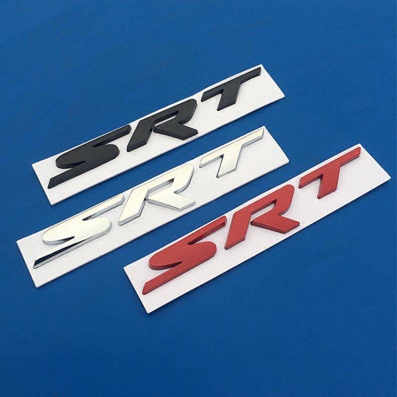 Metall Auto Auto Styling SRT Front Grill Abzeichen Emblem Aufkleber Fit Für Ladegerät Challenger Außen Zubehör schwarz von Joom DACH
