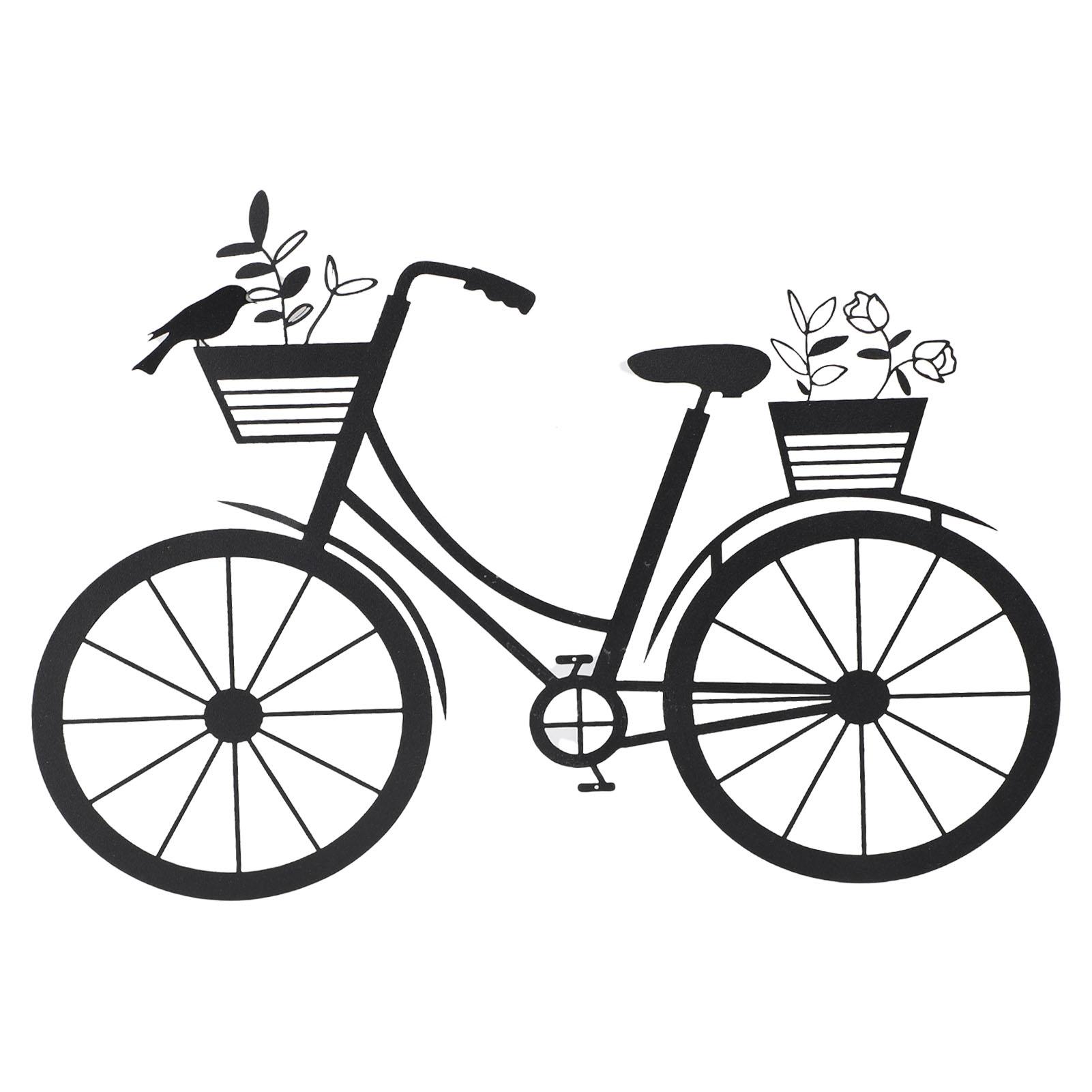 Metall Fahrrad Wandkunst Dekor Vintage Fahrrad Wandbehang Dekoration für Einweihung Zuhause Schlafzimmer von Joom DACH