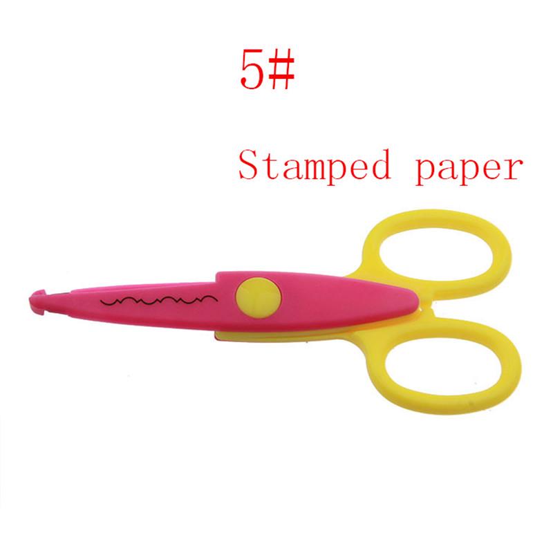 Metall Kunststoff DIY Scrapbooking Foto Papier Tagebuch Dekoration Welle Rand Handwerk Cartoon Spitze Schere 5 von Joom DACH