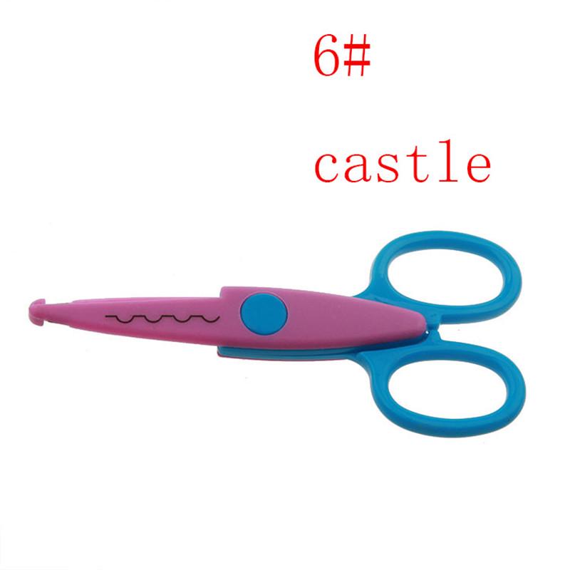 Metall Kunststoff DIY Scrapbooking Foto Papier Tagebuch Dekoration Welle Rand Handwerk Cartoon Spitze Schere 6 von Joom DACH