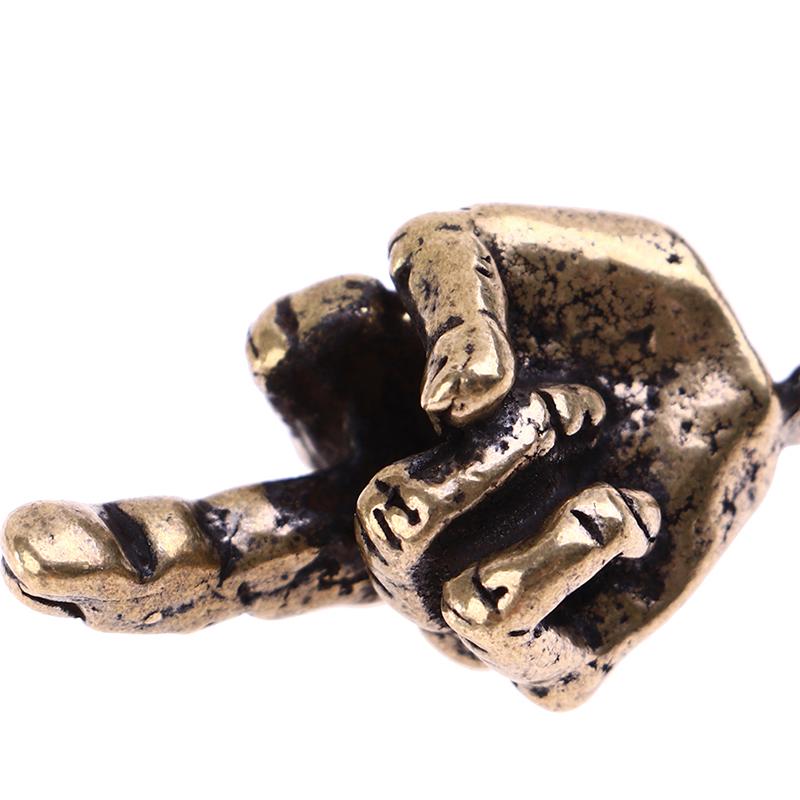 Metall Messing erhöhter Mittelfinger nach oben Form Schlüsselanhänger Anhänger Schmuck Schlüsselanhänger von Joom DACH