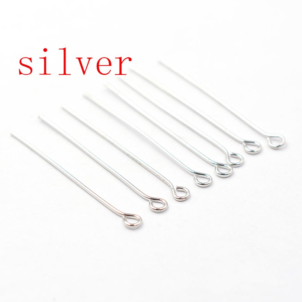 Metall Ösenkopf Stecknadeln Perlen Zubehör für Schmuckherstellung Armband Zubehör Ohrring Rohlinge DIY 18mm 200PCS silber Metall Ösenkopf Stecknadeln Perlen Zubehör für Schmuckherstellung Armband Zubehör Ohrring Rohlinge DIY 18mm 200PCS silber von Joom DACH