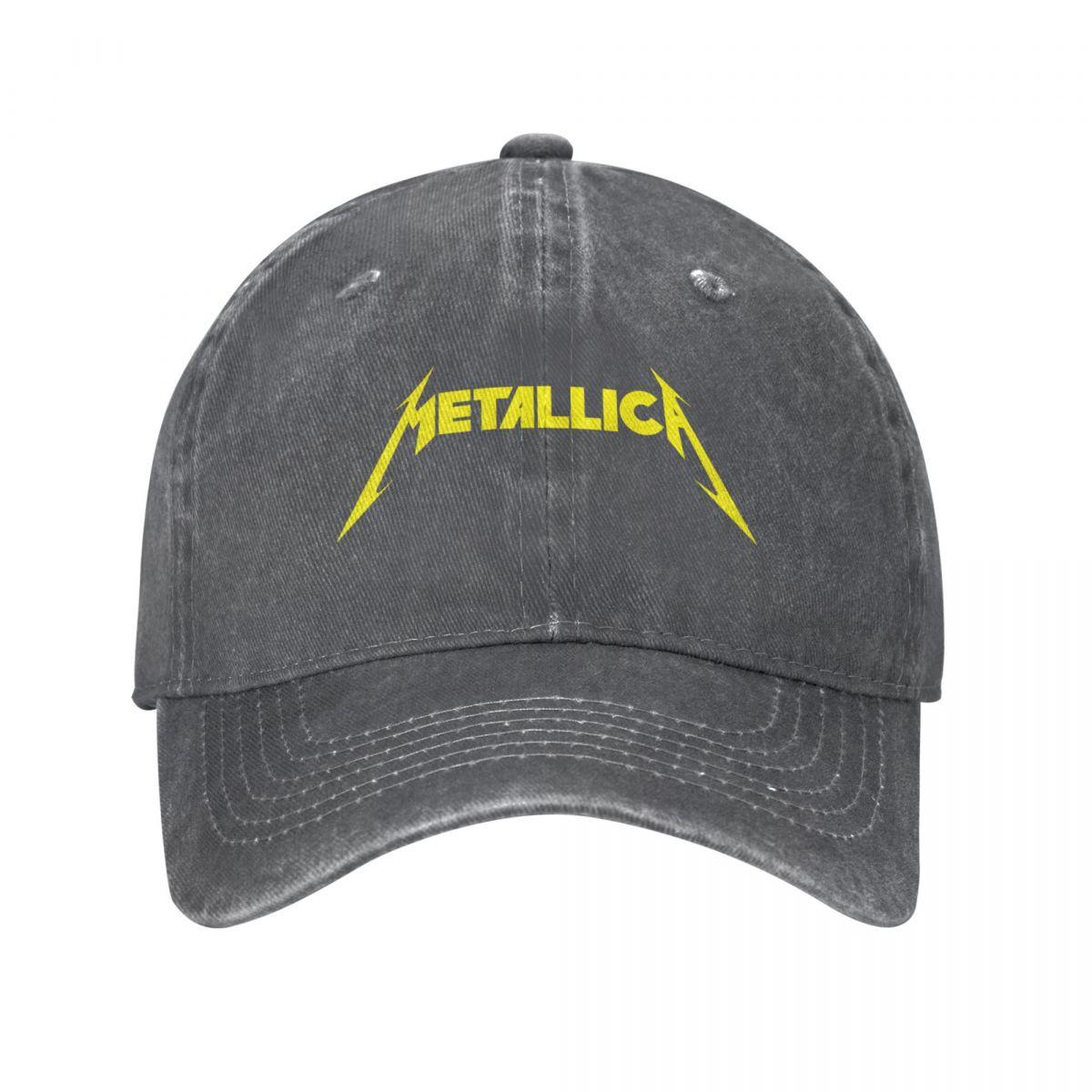 Metallicas Caps Heavy Metal Band Trucker Hats Stuff Vintage Distressed Washed Snapback Hut für Unisex Frauen verstellbar One Size von Joom DACH