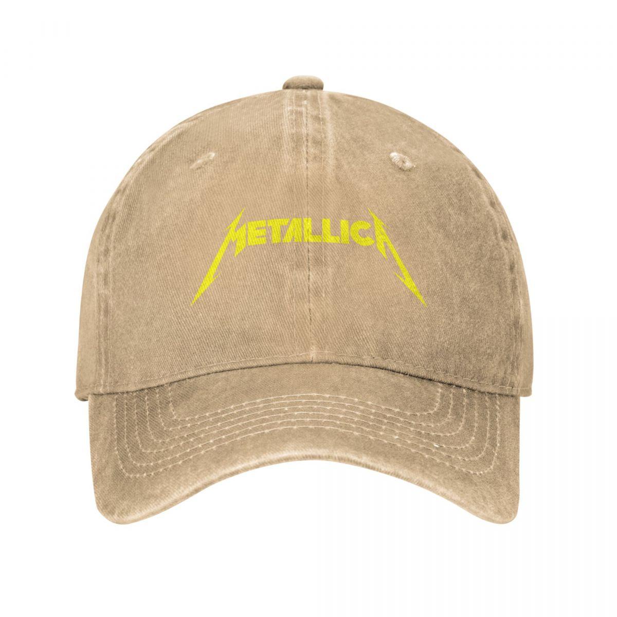 Metallicas Caps Heavy Metal Band Trucker Hats Stuff Vintage Distressed Washed Snapback Hut für Unisex Frauen verstellbar One Size von Joom DACH