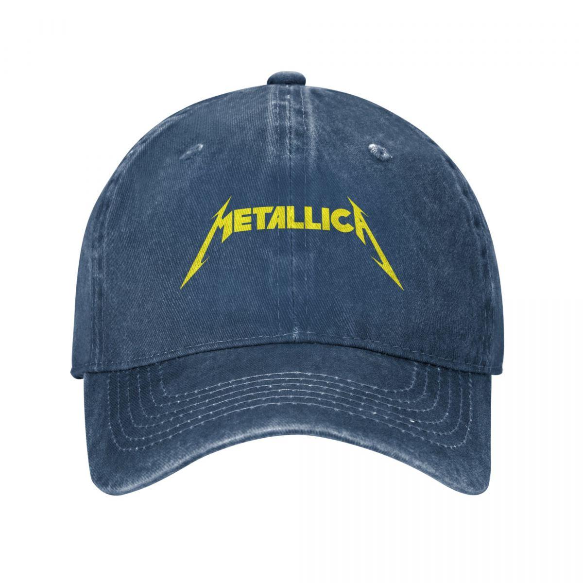 Metallicas Caps Heavy Metal Band Trucker Hats Stuff Vintage Distressed Washed Snapback Hut für Unisex Frauen verstellbar One Size von Joom DACH