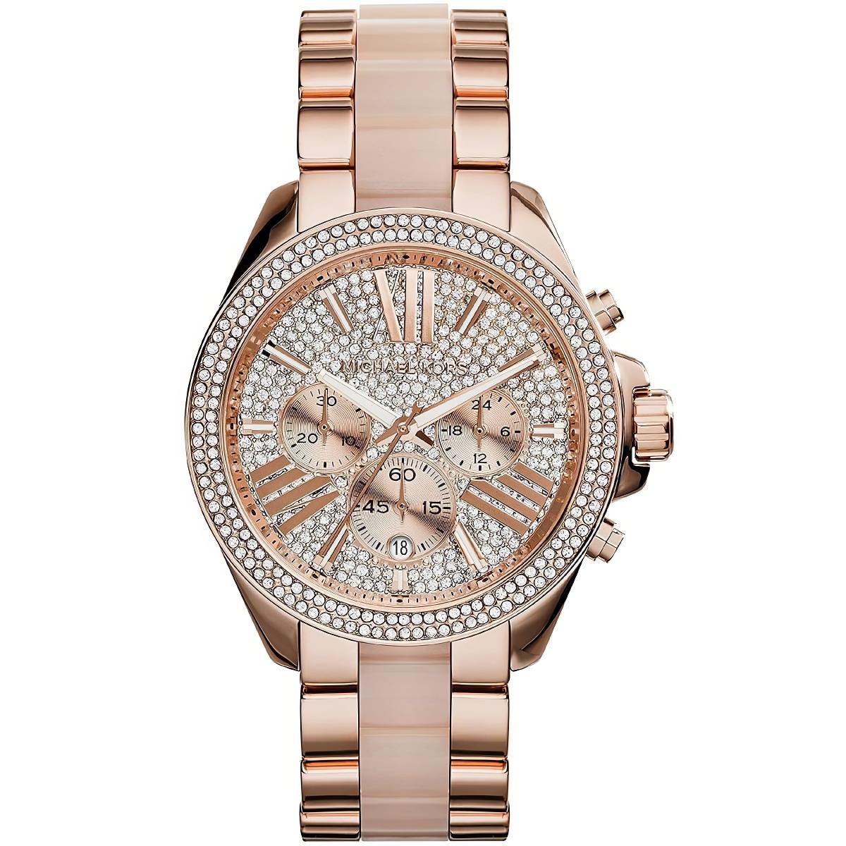 Michael Kors MK6096 Wren Damen Roségold Uhr 41 rose gold von Joom DACH