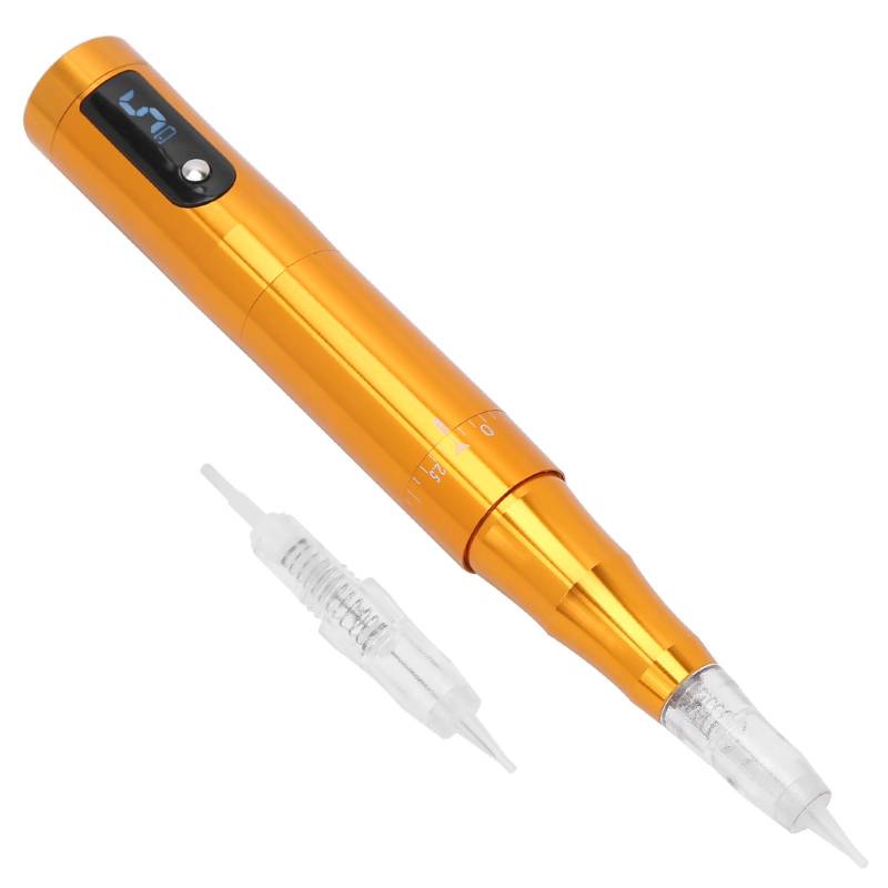 Microblading Stift USB Aufladbare Augenbrauen Eyeliner Lip Tattoo Stift Maschine EU Plug gold von Joom DACH