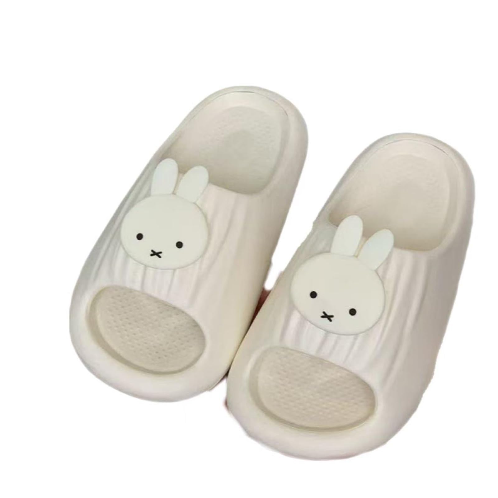 Miffy Hase und Zimmer Innen und Außen und für Mädchen und Niedliche und Stilvolle Charaktere Hausschuhe, Sandalen, Kinder Babyschuhe, Hausschuhe, Leise, weiß von Joom DACH