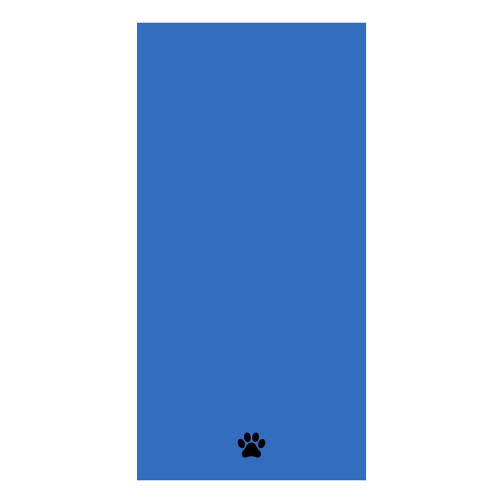 Mikrofaser-Badetuch für Haustiere, bestickt, superweich, saugfähig, schnelltrocknend, dicke Hunde-/Katzendecke für Hunde, Bademantel, Pflegezubehör 35x75cm blau von Joom DACH