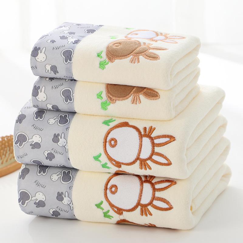 Mikrofaser Handtuch Set Luxus Spitze Bestickt Badetuch Geschenkset Gesichtstuch Badetuch Schnelltrocknend Frotteehandtücher 70X140cm-1PCS weiß von Joom DACH