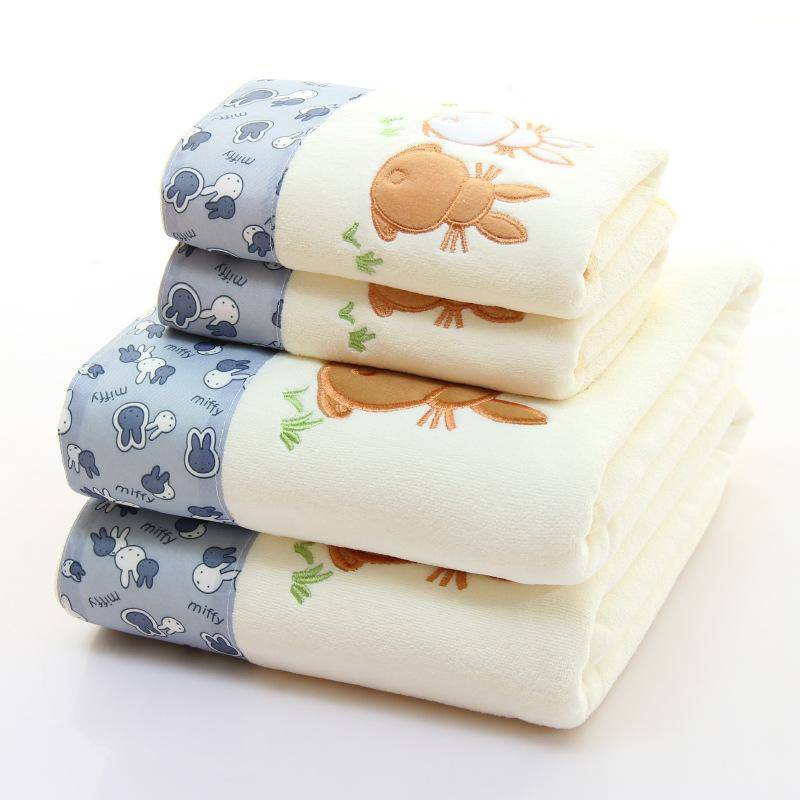 Mikrofaser Handtuch Set Luxus Spitze Bestickt Badetuch Geschenkset Gesichtstuch Badetuch Schnelltrocknend Frotteehandtücher 70x140cm beige von Joom DACH