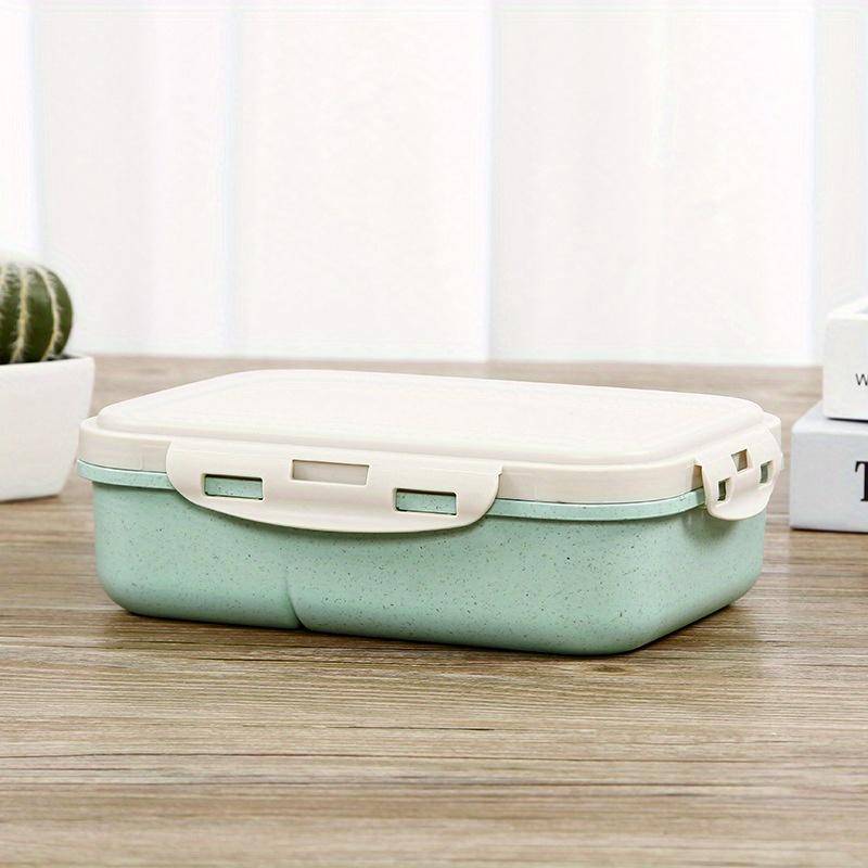 Mikrowellen-Lunchbox für die Schule von Kindern, umweltfreundlich, BPA-frei, Weizenstroh, Bento-Box, Küche, Kunststoff, Lebensmittelbehälter, Lunchbox grün von Joom DACH