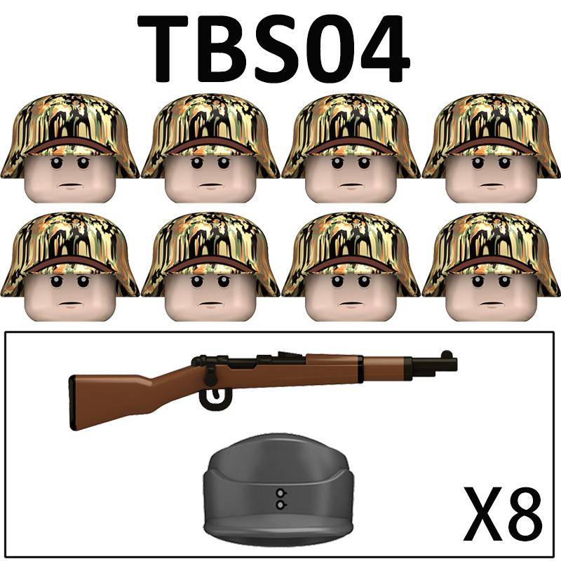 Militär WW2 Deutsche Soldaten Figuren Bausteine Tarnung Armee Infanterie Offizier Hut Helm Waffen Steine Spielzeug für Kinder von Joom DACH