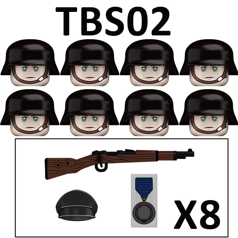 Militär WW2 Deutsche Soldaten Figuren Bausteine Tarnung Armee Infanterie Offizier Hut Helm Waffen Steine Spielzeug für Kinder von Joom DACH