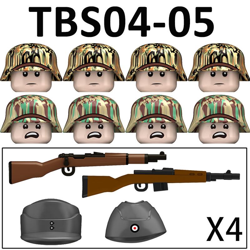 Militär WW2 Deutsche Soldaten Figuren Bausteine Tarnung Armee Infanterie Offizier Hut Helm Waffen Steine Spielzeug für Kinder von Joom DACH
